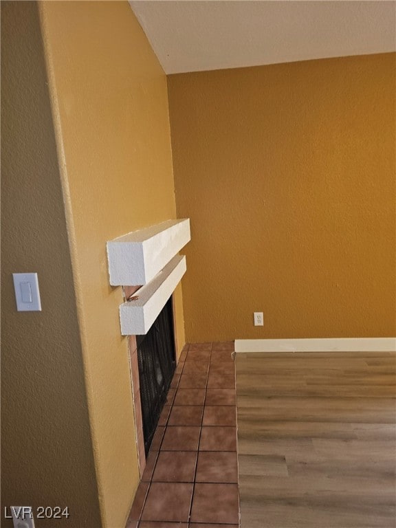 interior space featuring tile patterned floors