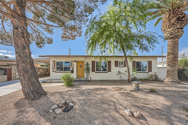 view of ranch-style home