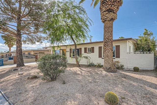 view of ranch-style home