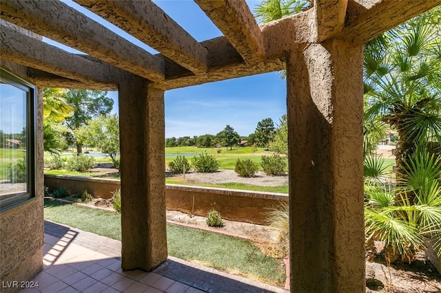 view of patio