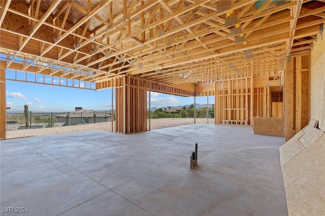 misc room featuring concrete flooring