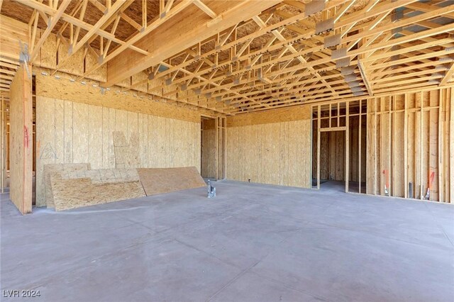 miscellaneous room with concrete floors