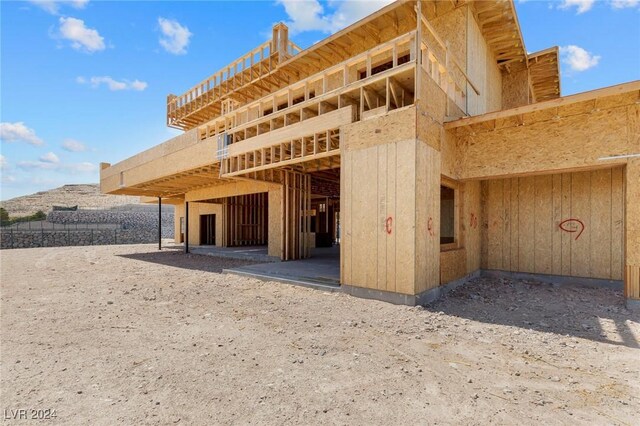 view of horse barn