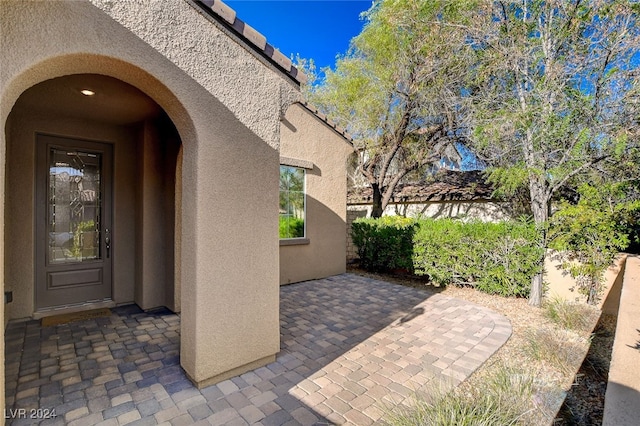 exterior space with a patio area