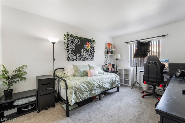 bedroom with carpet flooring