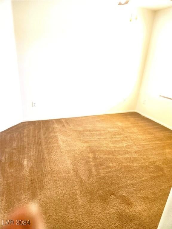 unfurnished room with carpet floors