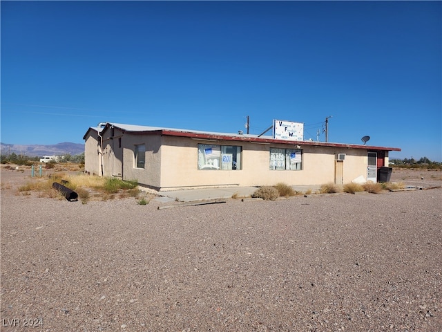 view of back of property