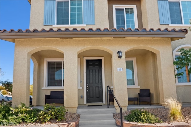 view of property entrance