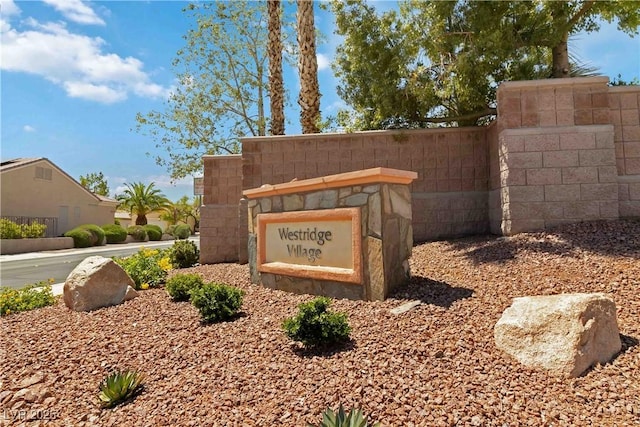 1629 Black Fox Canyon Rd, Henderson, NV 89052 - view of community / neighborhood sign