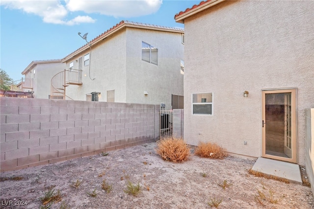 view of rear view of property