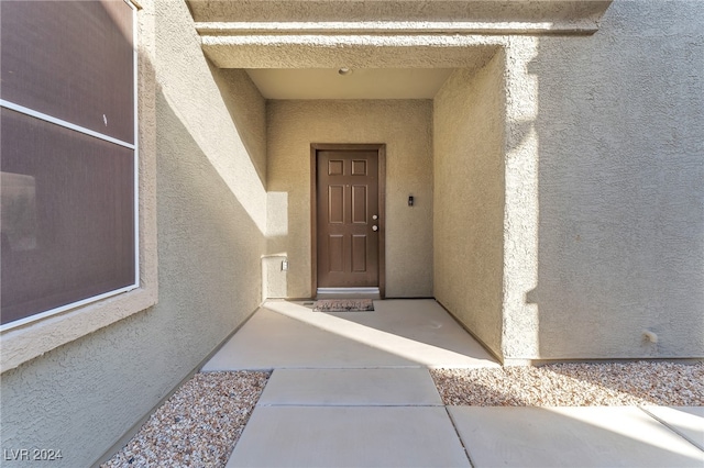 view of entrance to property