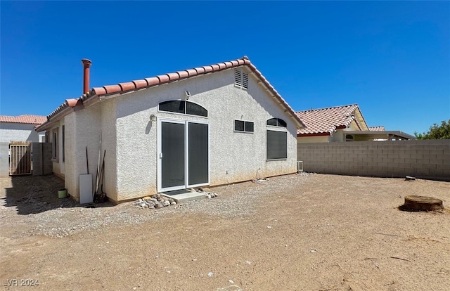 view of rear view of property