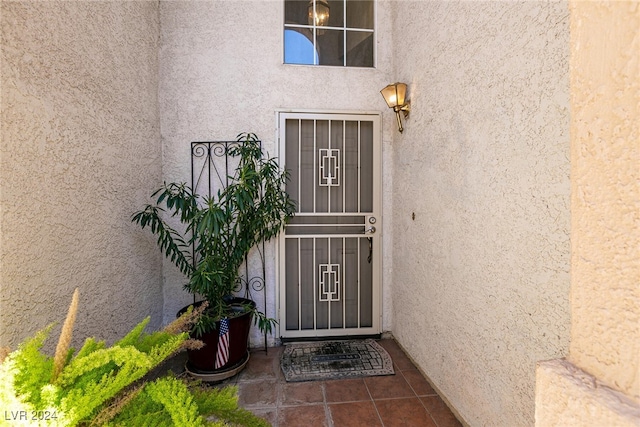 1834 Escondido Ter, Henderson, NV 89074 - doorway to property with stucco siding