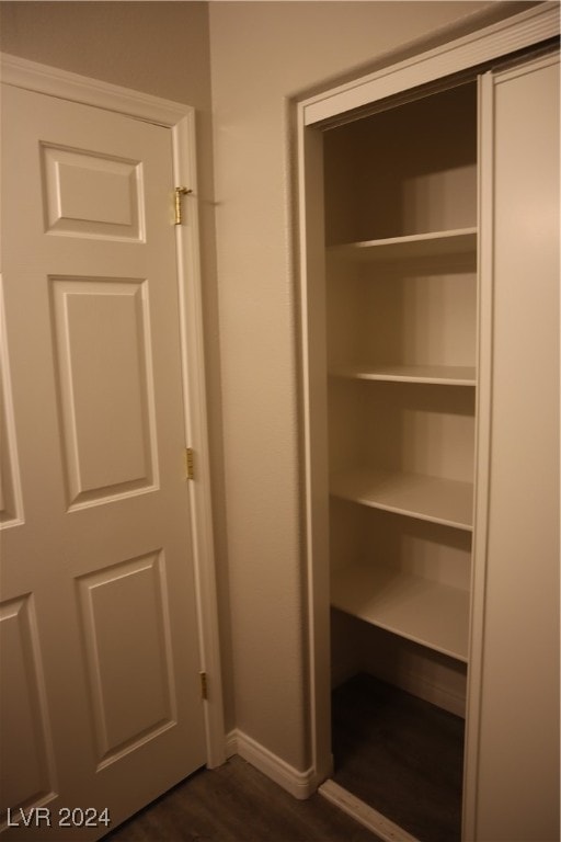 view of closet