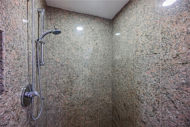 details featuring tiled shower