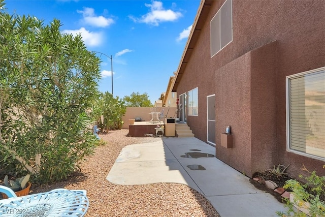 exterior space featuring a patio