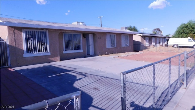 view of back of property