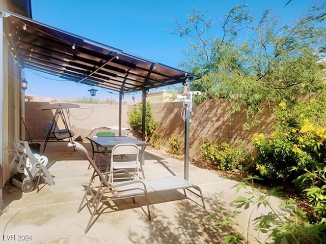 view of patio