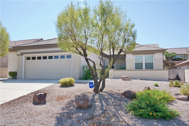 ranch-style house with a garage