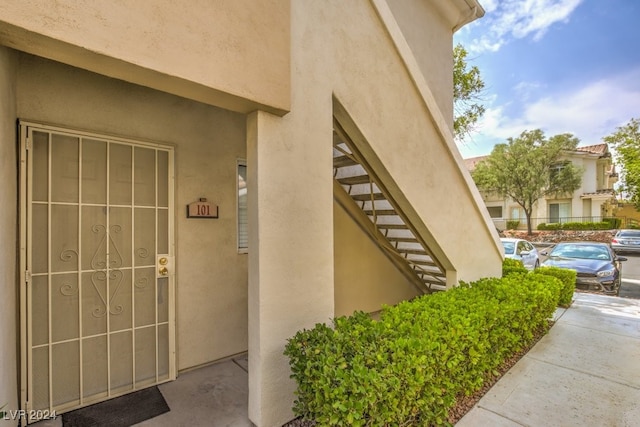 view of entrance to property