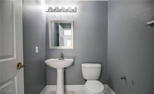 bathroom with toilet