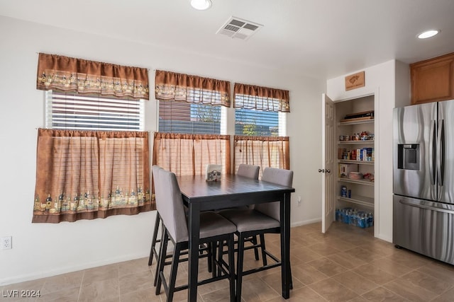 view of dining room