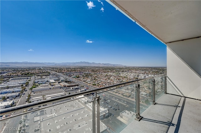 4381 W Flamingo Rd Unit 3021, Las Vegas, NV 89103 - balcony with a mountain view