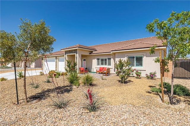 ranch-style house with a garage