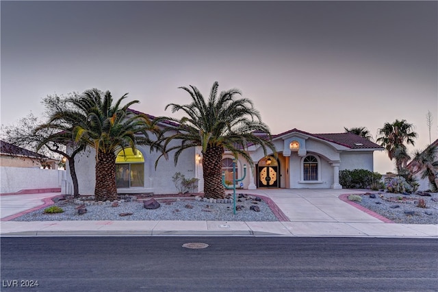 view of mediterranean / spanish-style home