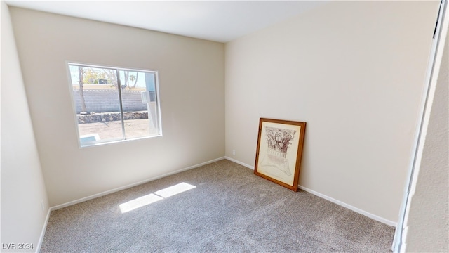 empty room with carpet floors