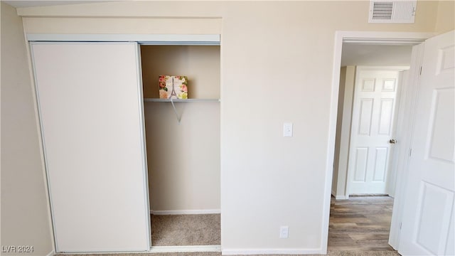 view of closet