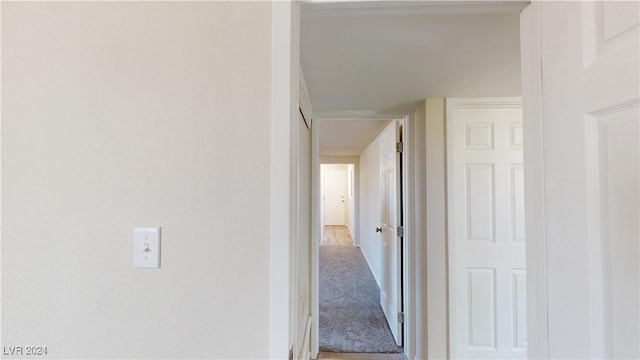 hall with carpet