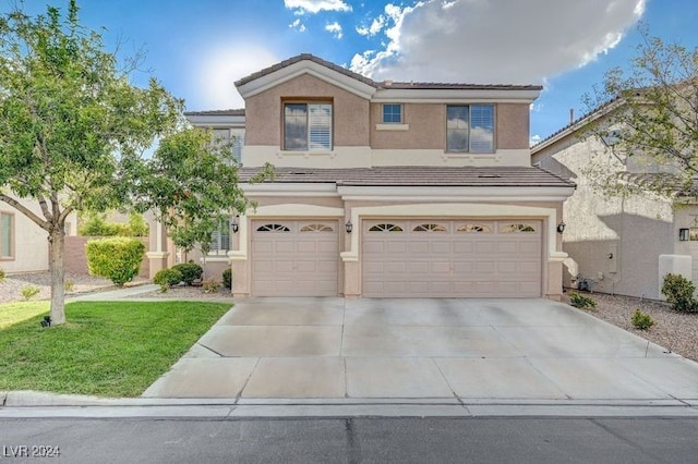 front facade featuring a garage