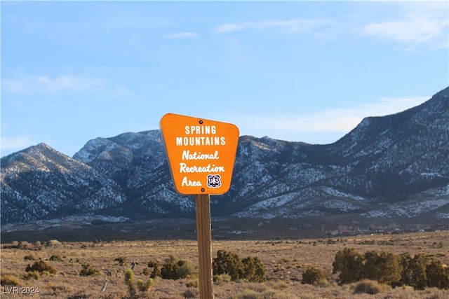 view of mountain feature