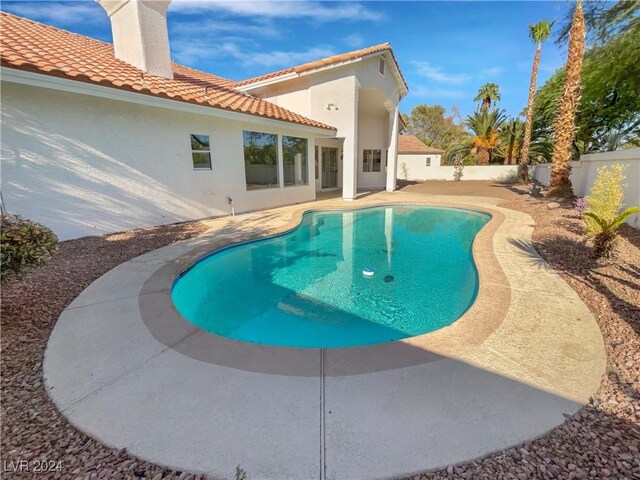 view of pool