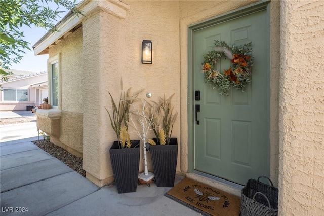 view of property entrance