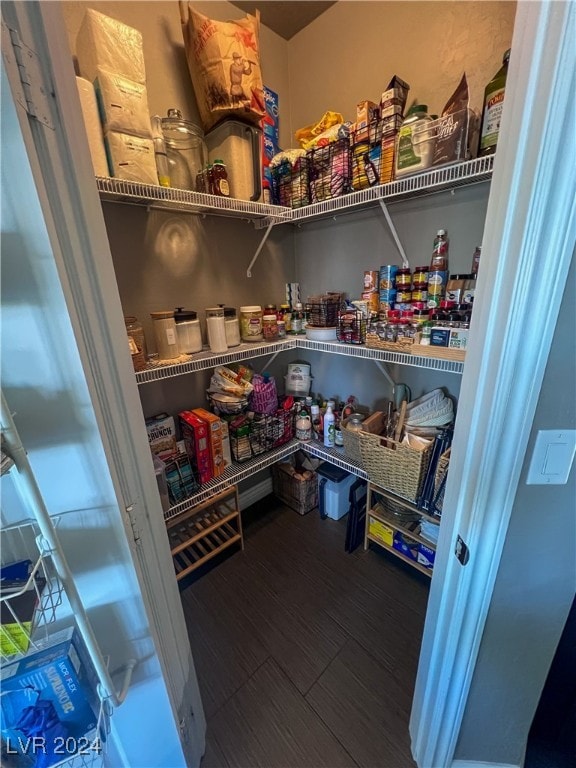 view of pantry