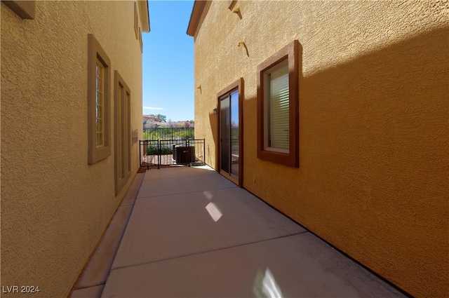 view of home's exterior with a patio