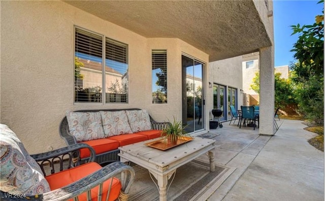 view of patio / terrace with outdoor lounge area