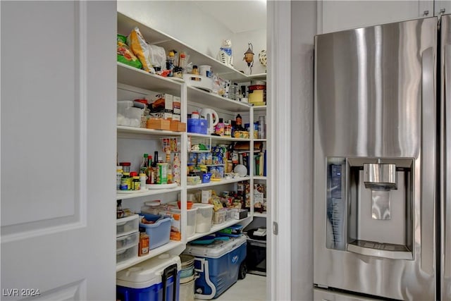 view of pantry