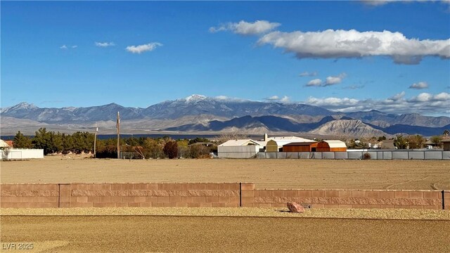 view of mountain feature