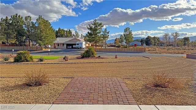 view of home's community with a mountain view