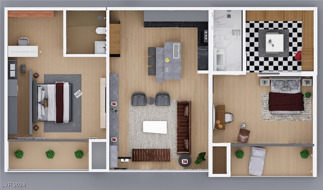 924 S First St Unit 313, Las Vegas, NV 89101 - view of floor plan / room layout