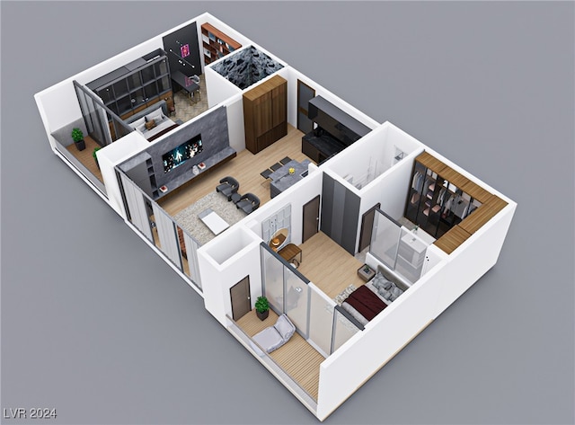 924 S First St Unit 313, Las Vegas, NV 89101 - view of property floor plan
