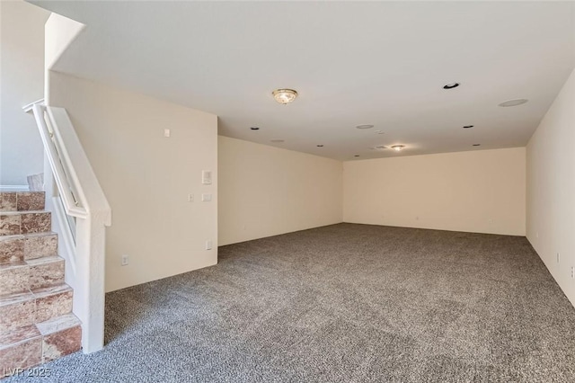 empty room with carpet floors