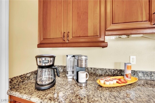 room details with light stone countertops