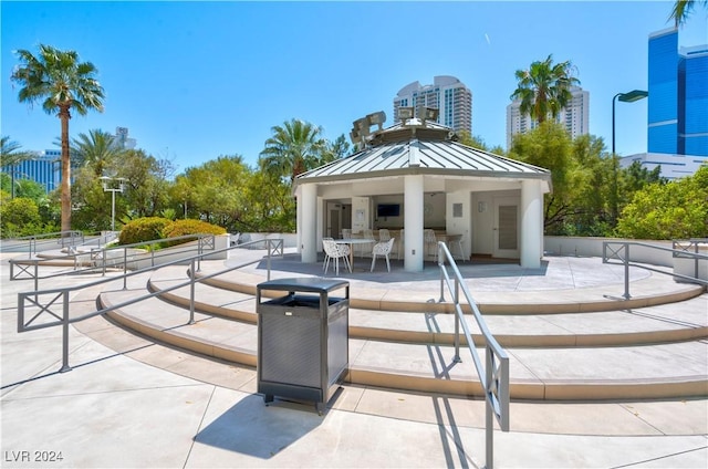 view of property's community featuring a gazebo