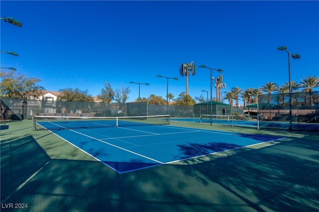 view of sport court