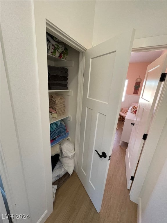 closet with washer / dryer