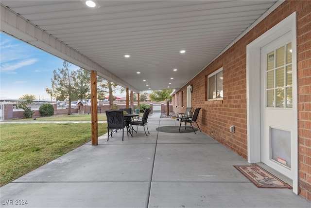 view of patio